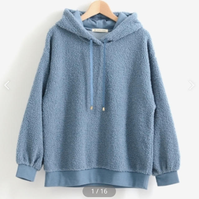 MAJESTIC LEGON(マジェスティックレゴン)のmajestic legon パーカー ブルー レディースのトップス(パーカー)の商品写真