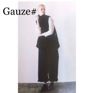 ヴェリテクール(Veritecoeur)のGauze# ラムウールニットベスト ブラック(ベスト/ジレ)