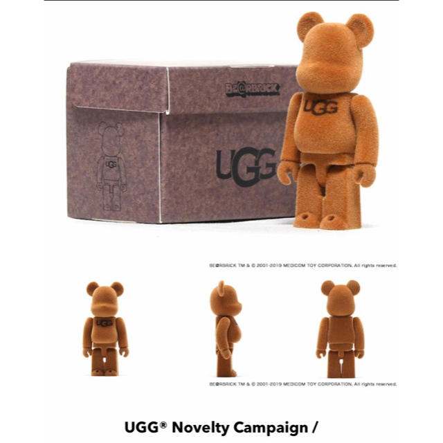 UGG(アグ)の【LOIZ様ご購入】UGGコラボ☆ベアブリック☆ BE@RBRICK エンタメ/ホビーのコレクション(ノベルティグッズ)の商品写真