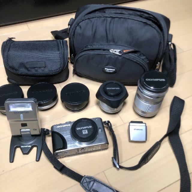 OLYMPUS - OLYMPUS PEN Lite E-PL3 Wズームセット SV 他