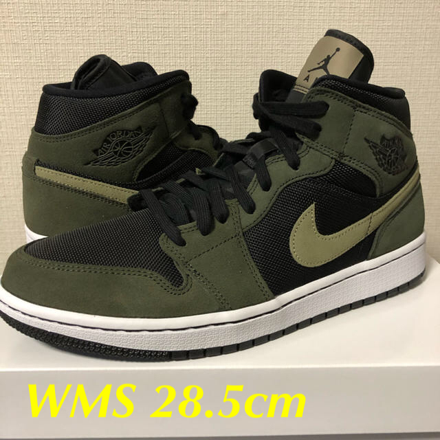 NIKE【新品】NIKE AIR JORDAN1 MID MILITARY ミリタリー