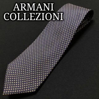 アルマーニ コレツィオーニ(ARMANI COLLEZIONI)のアルマーニ ドット ネイビー ネクタイ A102-C27(ネクタイ)