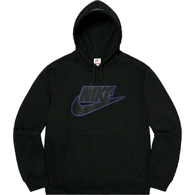 美品Supreme NIKE Leather Hooded Sweatshirt