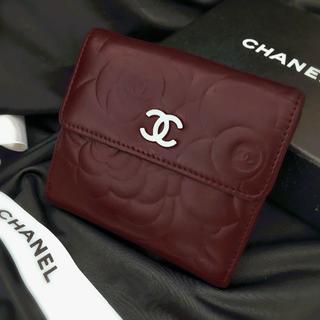 シャネル(CHANEL)の美品　正規品　シャネル２つ折り財布(財布)