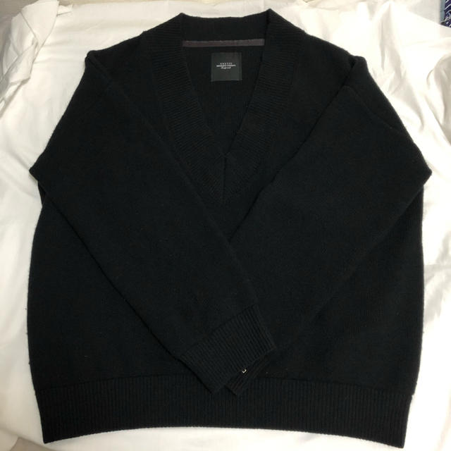 UNUSED(アンユーズド)のUNUSED V-neck knit サイズ1 Black メンズのトップス(ニット/セーター)の商品写真