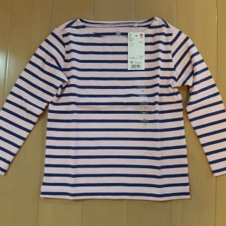 ユニクロ(UNIQLO)のユニクロ　ボートネックT　110(Tシャツ/カットソー)