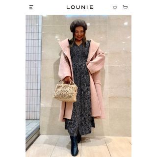 ルーニィ(LOUNIE)の新品未使用　LOUNIE 花柄ロングワンピース(ロングワンピース/マキシワンピース)