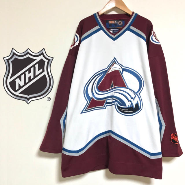 プレゼント サプライズ US【スターター NHL チーム ゲームシャツ】刺繍