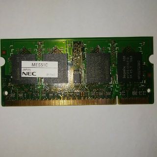 エヌイーシー(NEC)のPC用 メモリ512MB(PCパーツ)