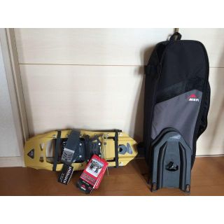 エムエスアール(MSR)のMSR EVO TOUR スノーシュー 　色：マスタード　★未使用(タグ付き)★(登山用品)