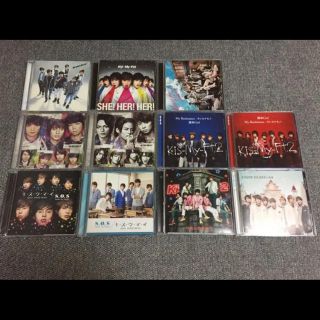 キスマイフットツー(Kis-My-Ft2)の値下げ✩Kis-My-Ft2 CD 14枚まとめ売り おまけ付き(ポップス/ロック(邦楽))