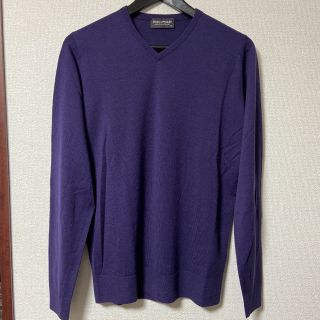 ジョンスメドレー(JOHN SMEDLEY)のジョンスメドレー  Vネックセーター 最高級ウール 美品(ニット/セーター)