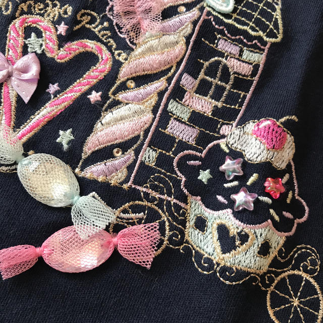 mezzo piano(メゾピアノ)のメゾピアノ トップス 110 キッズ/ベビー/マタニティのキッズ服女の子用(90cm~)(Tシャツ/カットソー)の商品写真