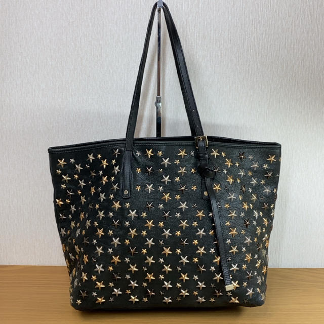 JIMMY CHOO - れいさん専用『ジミーチュウ 』美品‼︎  トート バッグ　黒　レザー