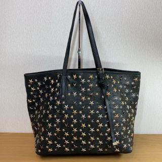 ジミーチュウ(JIMMY CHOO)のれいさん専用『ジミーチュウ 』美品‼︎  トート バッグ　黒　レザー(トートバッグ)