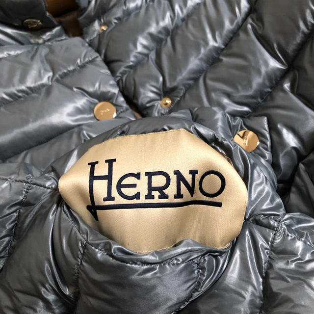 HERNO(ヘルノ)のHERNO ダウン  リバーシブル  サイズ 40 レディースのジャケット/アウター(ダウンジャケット)の商品写真