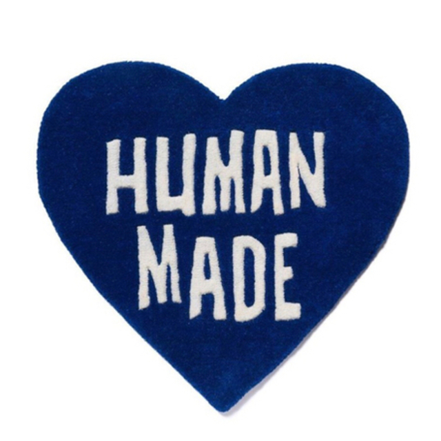 即完売 HUMAN MADE ハート ラグ NAVY