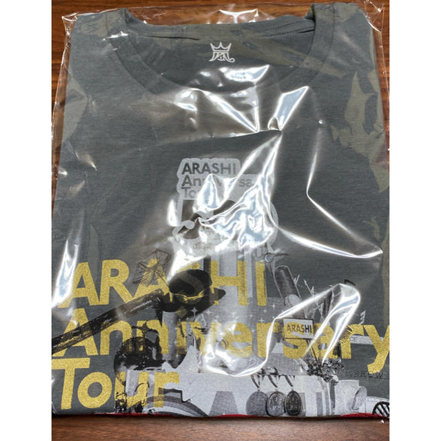 嵐(アラシ)の［新品・未開封］嵐☆ARASHI 5×20 ツアーTシャツ（グレー） エンタメ/ホビーのタレントグッズ(アイドルグッズ)の商品写真