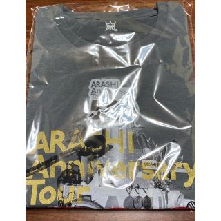 アラシ(嵐)の［新品・未開封］嵐☆ARASHI 5×20 ツアーTシャツ（グレー）(アイドルグッズ)