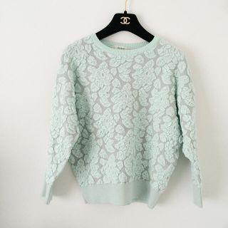 バナーバレット(Banner Barrett)の新品♡エンボスフラワーknit★送料込(ニット/セーター)