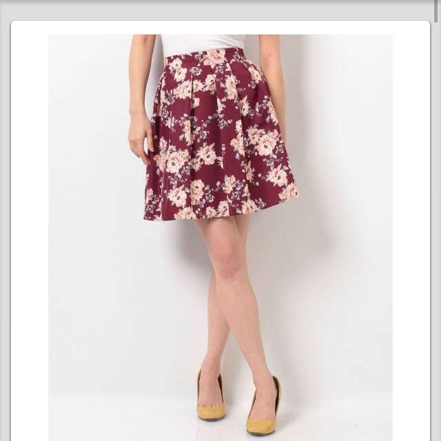 PROPORTION BODY DRESSING(プロポーションボディドレッシング)のプロポーション♡花柄スカート レディースのスカート(ミニスカート)の商品写真
