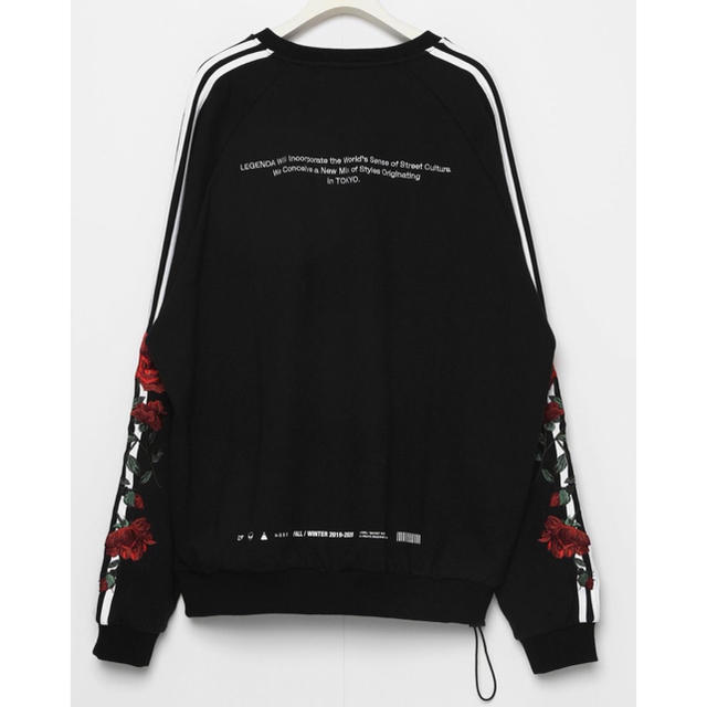 Two Line Rose Embroidery Sweat Shirts 新作の通販 by Fi's shop SALE ...