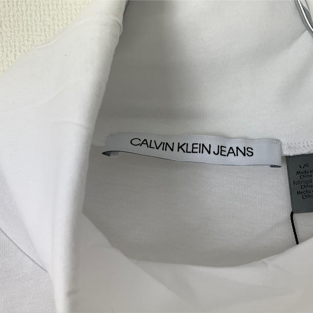 Calvin Klein(カルバンクライン)の未使用 カルバンクライン ジーンズ ハイネック　モックネック　タートルネック メンズのトップス(Tシャツ/カットソー(七分/長袖))の商品写真