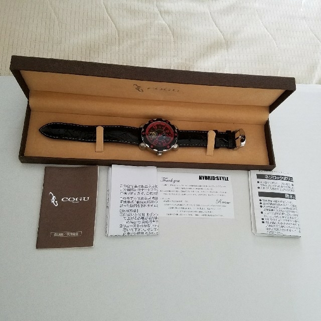 ルーキー様専用 COGU ITALY (コグ)ジャンピングアワー腕時計 メンズの時計(腕時計(アナログ))の商品写真