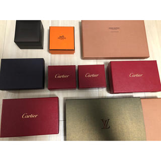 カルティエ(Cartier)の箱のみ　カルティエ　 VUITTON  PRADA グッチ　エルメス(ショップ袋)