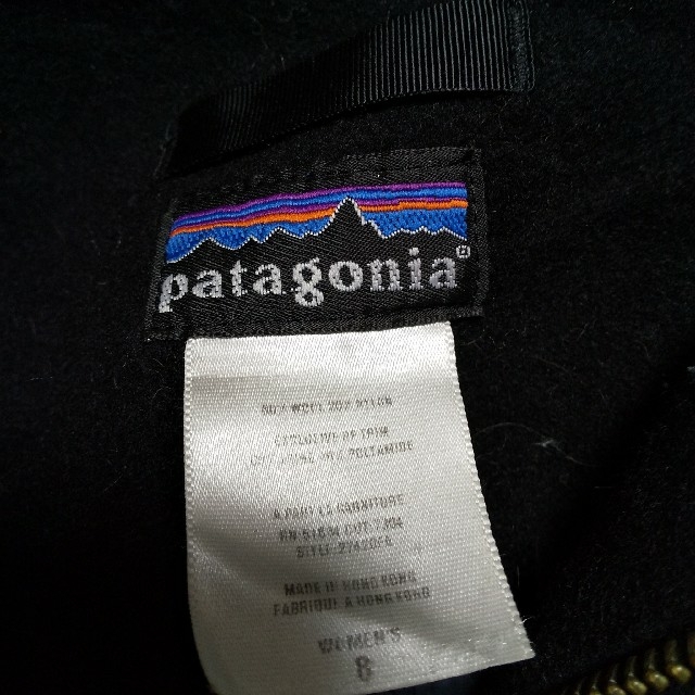 ゆ6★ Patagonia パタゴニア ウールジャケット ブルゾン ブラック