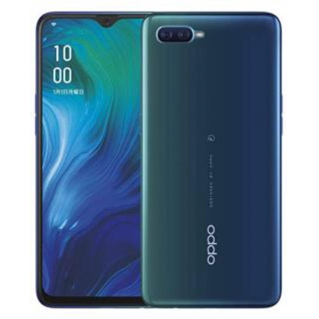 オッポOPPO Reno A  ブルー   64GB  SIMフリー端末 本体