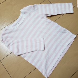 ムジルシリョウヒン(MUJI (無印良品))のあお様専用★MUJI 90 カットソー  ボーダー 3点セット(Tシャツ/カットソー)