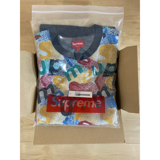 Supreme Scatter Text Crewneck Lsize