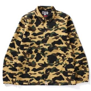 アベイシングエイプ(A BATHING APE)のAPE カモ コーチジャケット 美品 希少XXL(ナイロンジャケット)