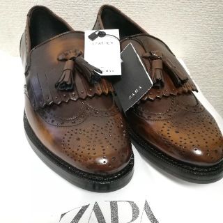 ザラ(ZARA)の定価1.9万円　ZARAレザーシューズ(ドレス/ビジネス)