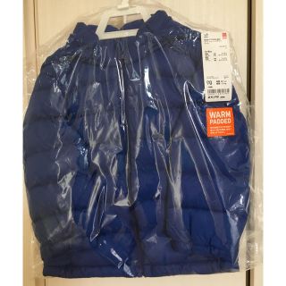 ユニクロ(UNIQLO)のUNIQLO♡新品未開封品ライトウォームパデットパーカ 90cm ブルー(ジャケット/上着)