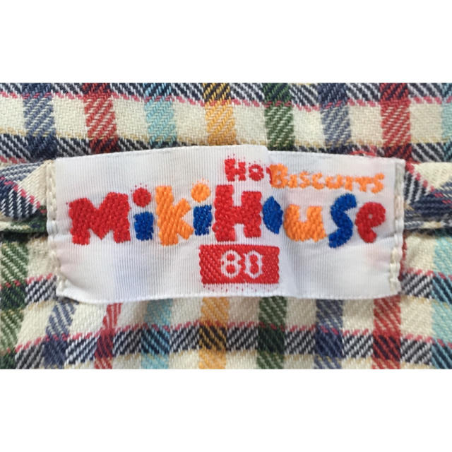 mikihouse(ミキハウス)のミキハウス 長袖シャツ キッズ/ベビー/マタニティのベビー服(~85cm)(シャツ/カットソー)の商品写真