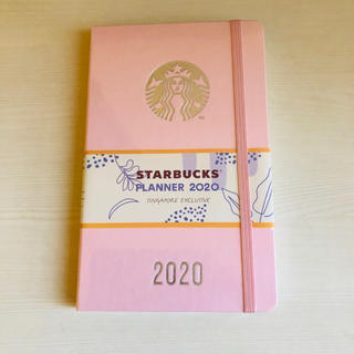 スターバックスコーヒー(Starbucks Coffee)のシンガポール限定♡新品♡スターバックス♡モレスキンコラボ　2020年手帳♡ピンク(カレンダー/スケジュール)