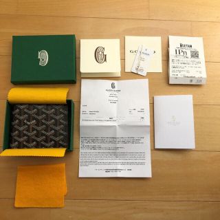 ゴヤール(GOYARD)のGOYARD折りたたみ財布2019年9月購入極美品ゴヤール(折り財布)