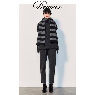 【新品未使用】Drawer/ドゥロワー 2019AW 12Gアゼ編 ニットパンツレディース