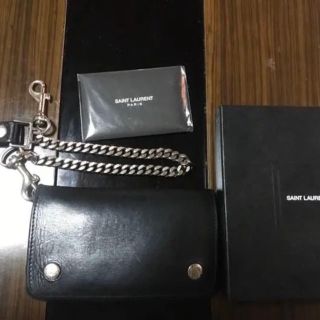 saint laurent チェーン ウォレット 財布