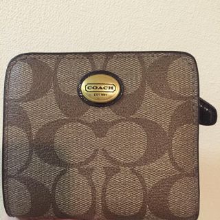 コーチ(COACH)のcoach 新品 二つ折財布 送料込♪(財布)