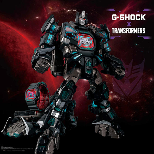 新品未開封 G-SHOCK × TRANSFORMERS