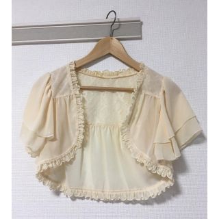 マルイ(マルイ)の【売約済み】ボレロ レース 結婚式 お呼ばれ パーティー(ボレロ)