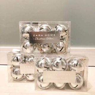 ザラホーム(ZARA HOME)の新品 ZARA HOME ザラホーム オーナメント シルバー 鈴 ベル(その他)