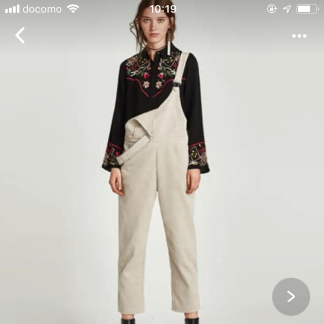 ZARA(ザラ)のZARA コーデュロイ サロペット レディースのパンツ(サロペット/オーバーオール)の商品写真