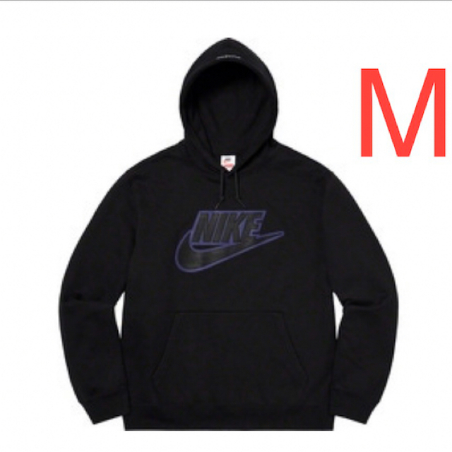 Supreme nike  Leather Hooded Sweatshirt