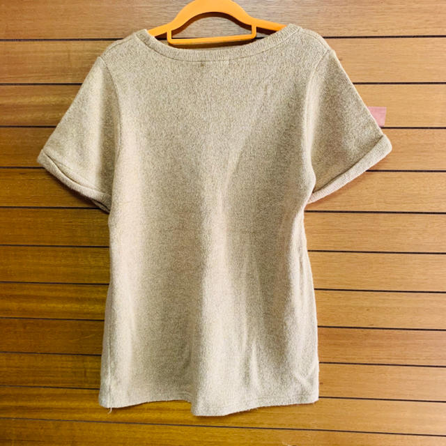 dholic(ディーホリック)のDHOLIC茶色ニットTシャツ レディースのトップス(ニット/セーター)の商品写真