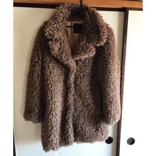 ザラ(ZARA)の美品　ZARA テディベアーコート(毛皮/ファーコート)