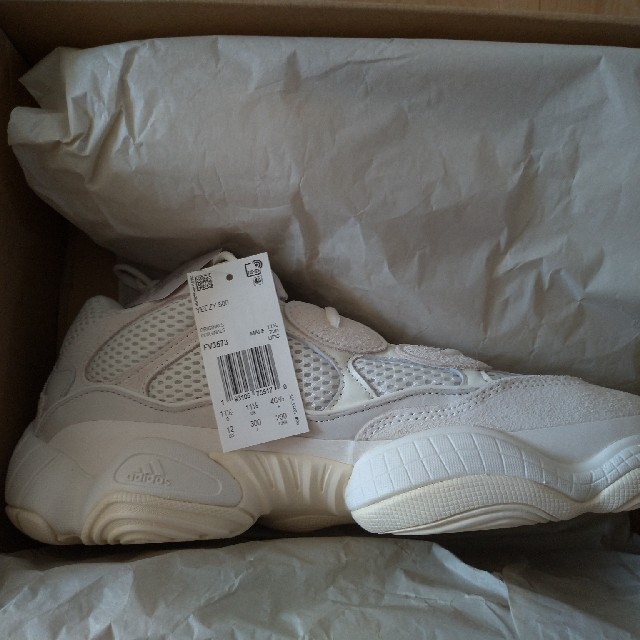 送料込み 30cm YEEZY 500 BONE WHITE FV3573